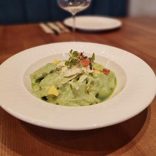 Ravioli with ricotta and spinach